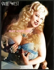 MAE WEST #13 BEAUTIFUL COLORIZED PHOTO 11 X 8.5 SHIPS FREE