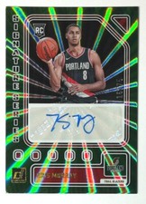 2023-24 Panini Donruss Signature Series Green Laser Holo Kris Murray /75