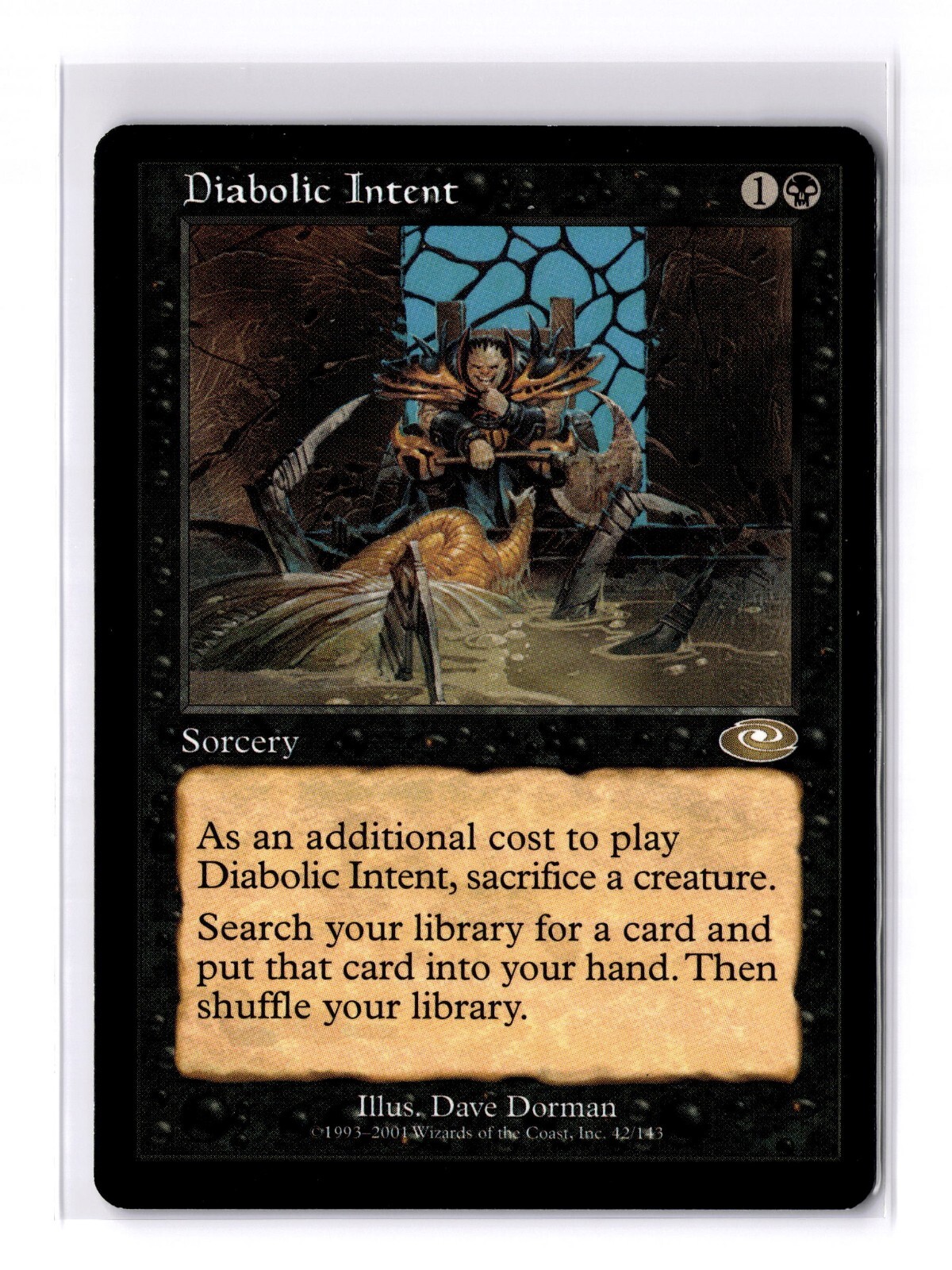 MTG - Diabolic Intent 42/143 Planeshift (PLS) Regular - LP - Magic The Gathering