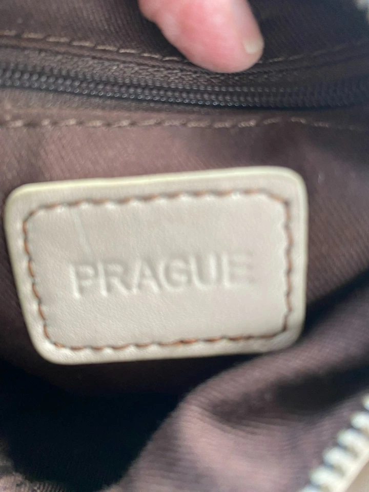 Bolso de Hombro Praga Crema Cuero Blanco Hebilla Foto 4 de 4