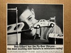 1963 Gilbert “Fly-Over Chicane” Auto-Rama Slot Cars Original Print Ad 7 1/8”x10” — photo 2