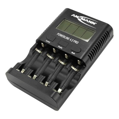 ANSMANN POWERline 4.2 Pro - Batterieladegerät / -tester - (für 4xAA/AAA) - 1800 
