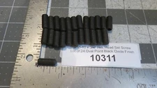 5/16-18 x 3/4" Hex Head Set Screw Lot of 24 Oval Point Black Oxide Finish