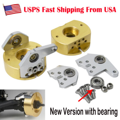 1Pair Brass Steering Knuckles Weight For Axial Wraith 90018 1/10 RC Crawler US