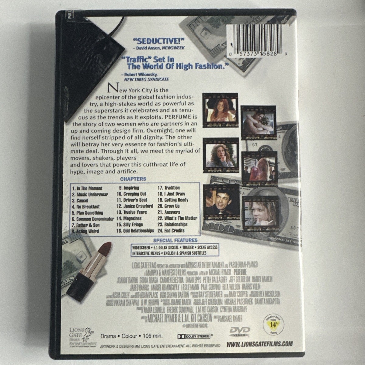 Perfume　DVD PERFUME DVD Carmen Electra Omar Epps Peter Gallagher Rare