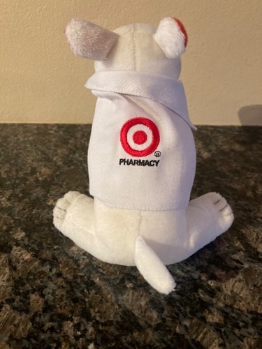 Abrigo de laboratorio de farmacia Target Bullseye Bull Terrier de felpa para perros 6 1/2" - Imagen 3 de 7