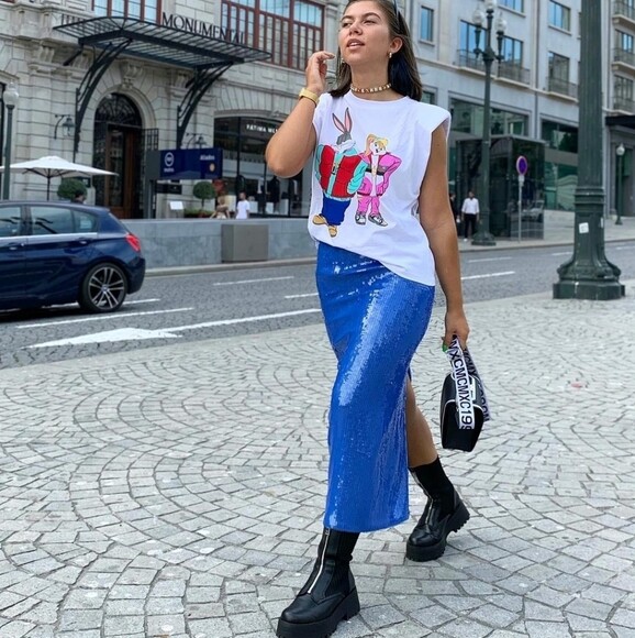 sequin skirt uk ebay