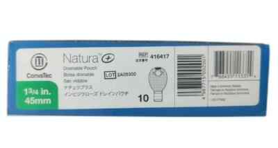 ConvaTec #416417 Natura Drainable Pouch Filter 1¾'' - Box Of 10 BRAND NEW 45MM
