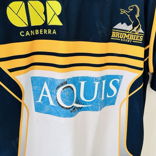 ACT Brumbies Super Rugby Union Jersey - Classic Mens Size L - Aus Postage FAST - Picture 7 of 11