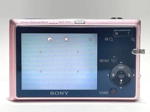 Sony Cyber-Shot DSC-T20 8.1MP Digital Camera 3x Optical Zoom - Pink - Picture 2 of 7