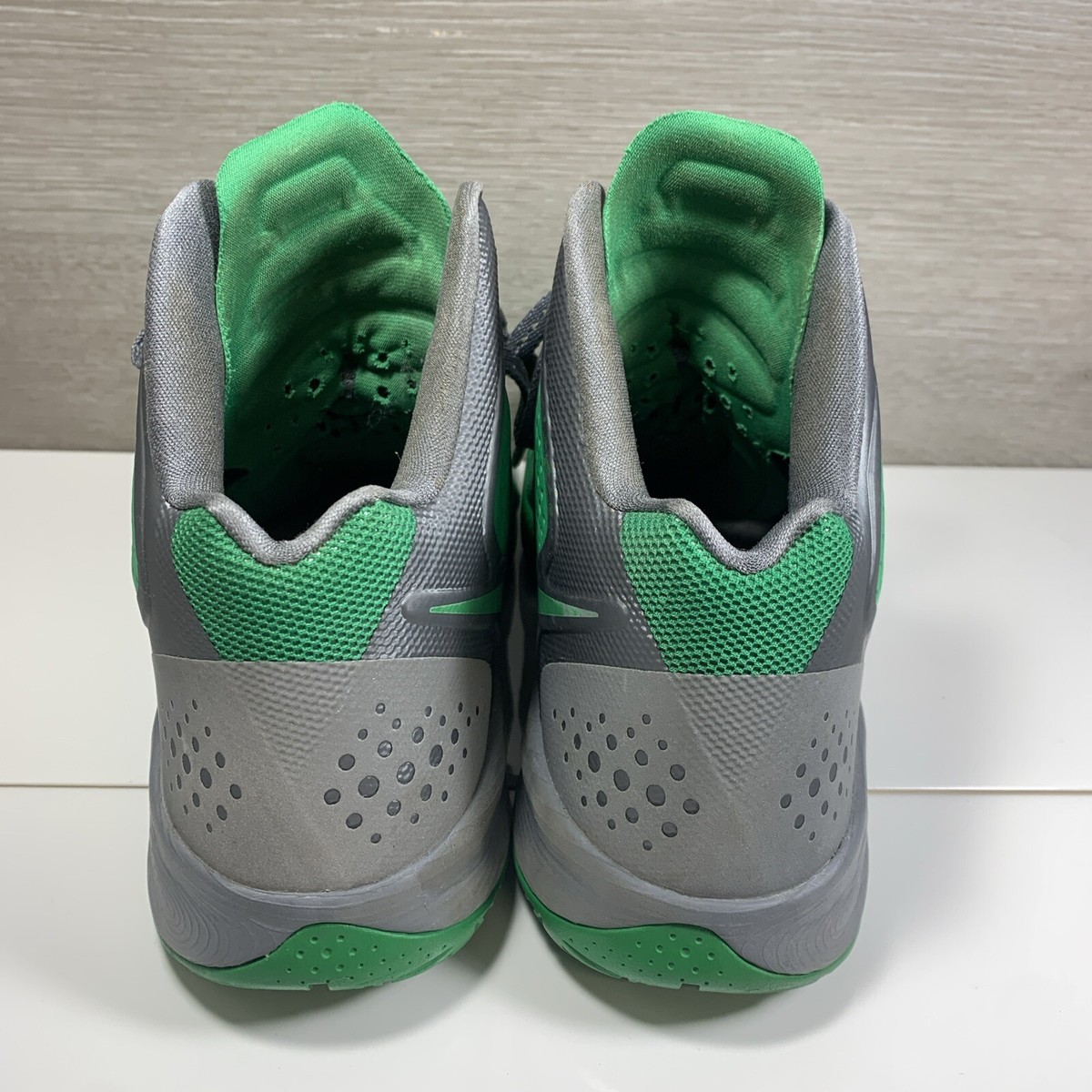 Nike Zoom Mens Hyperenforcer Flywire Hyperfuse Green Basketball