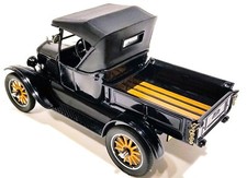 Tin Lizzy Ford Pickup Truck Woody Wagon Metal Model Car Toy REAL WOOD BED Woodie
