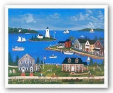 A Cove in Summer Barbara Appleyard Art Print 27x22