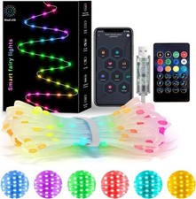33 Ft USB Fairy Lights Color Changing DIY App Remote Control, Music Sync
