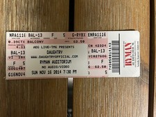 Chris Daughtry Ryman Auditorium Nashville Tennessee Ticket 2014