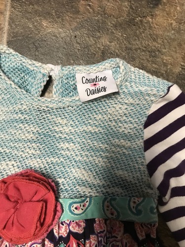 girls counting daisies matching set size 24 months  - 第 4/7 張圖片