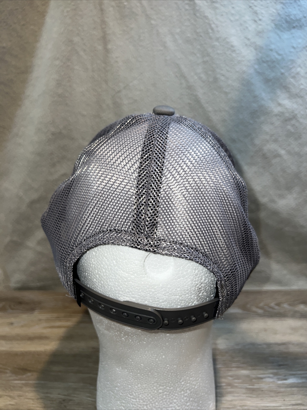 VORTEX Gray Adjustable Logo Hat / Cap Black Logo … - image 3