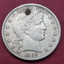 1903 Barber Half Dollar 50c Better Grade XF - AU Details RARE #44549