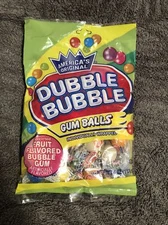 America's Original DUBBLE BUBBLE Individually Wrapped Gum Balls Fruit FAST SHIP!