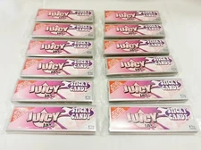 12 Packs JUICY JAY'S  1 1/4 Rolling Papers Sticky Candy Free Ship