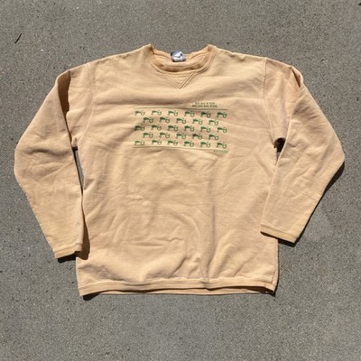 Vintage 90s Bay Hay & Feed Sweatshirt Large Bainbridge Island Washington Peach