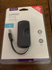TARGUS 4-PORT USB HUB PC MAC USB 2.0 480 MBPS