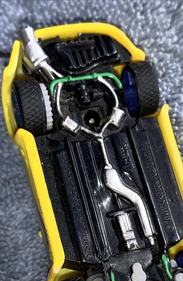 Muscle Machines Funline SSTuners 2003 Yellow Toyota RC READ FREE SHIPPING - Image 4 of 4