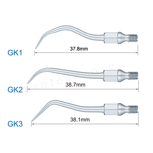 GK1 GK2 GK3 Punte per ridimensionamento ad ultrasuoni dentale per manipolo di ridimensionamento KAVO SONICflex - Foto 1 di 35