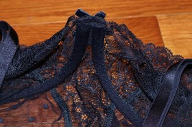 BNWT Dita Von Teese Fiamma Underwire Bodysuit Size 32C MSRP $125!!!