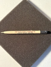 Vintage The Knapp Supply Co. Muncie Indiana Adv. Scripto Mechanical Pencil USA