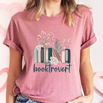 Reading Comfort Tee Booktrovert Book Lover Gift
