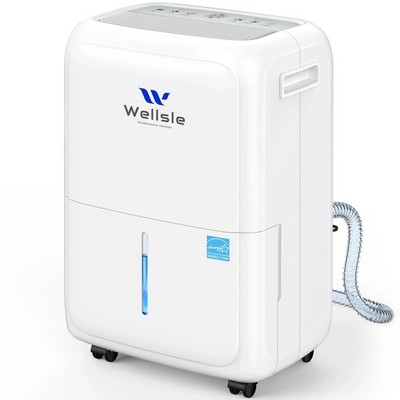 Wellsle 52 Pint Dehumidifier 3500 Sq. Ft - Energy Star Certified 1.59 Gal NEW