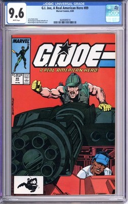 G.I. Joe 89 CGC 9.6 NM white pages Marvel comics 4649089018
