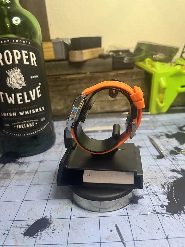 Casio A158 Dorado - Charizard Pokémon 151 Inspirado - Correa Naranja Única Foto 2 de 4