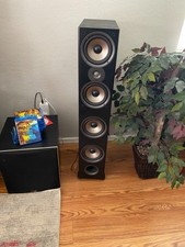Pair of Black Polk Audio Monitor 70 Series II Floor Standing Speakers