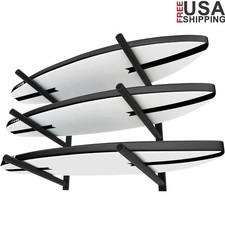 Heavy Duty Surfboard Rack Wall Mount Durable Foam Arms Multi Purpose Storage New