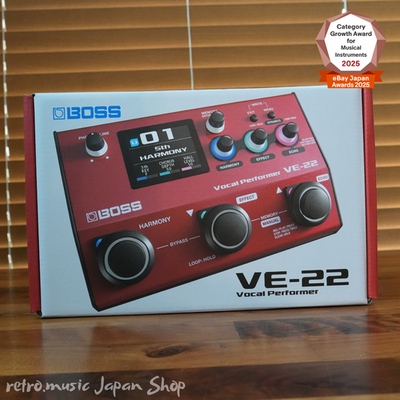 Boss VE-22 Vocal Performer Multi-Effects Processor Pedal Pitch
