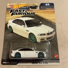 Hot Wheels Premium Fast & Furious BMW M3 E46  3/5