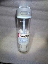Contigo 24 oz. Wells Filtration with Filter Plastic Water Bottle, Salt 2180201