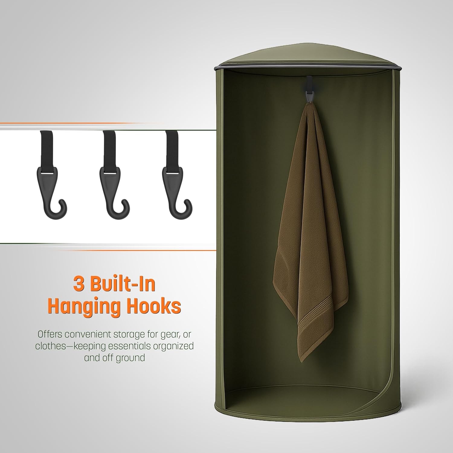 Portable Changing Room Tent - Instant Pop up Privacy Pod with Suction Cup for SU