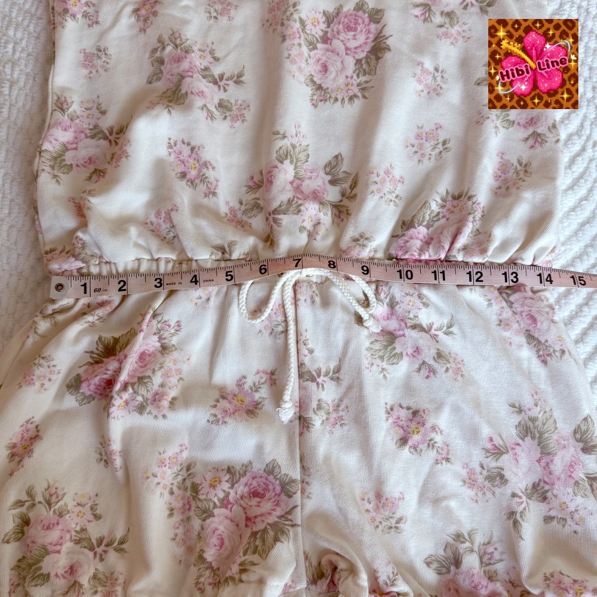 Liz Lisa Romper Chambre A Coucher Cream Pink Floral One Piece