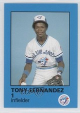 1985 Toronto Blue Jays Fire Safety Tony Fernandez 0a2