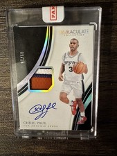 2024 Immaculate Retro Patch /15 - Chris Paul (GAME-WORN / JERSEY / ON CARD AUTO)