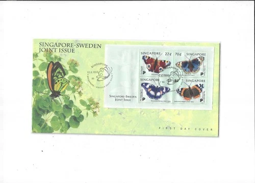 Singapore-Sweden Year 1999 Miniature Sheet on Joint Issue FDC