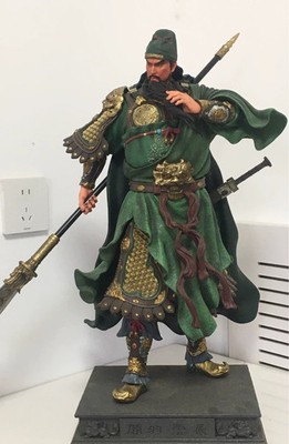 UMAN Studio 1/4 SanGuo GuanYu PU Statue Model H59CM In Stock