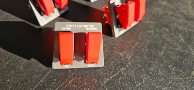 Flight Simulator Cessna 208 Caravan Standby Flap Motor Switches