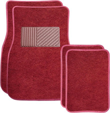 4pcs Car Floor Mats Waterproof Non-slip Car Floor Liners With Safety Heel Pad