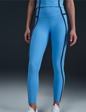 Nike One Dri-Fit Women s Blue Training Leggings Size Medium Brand New