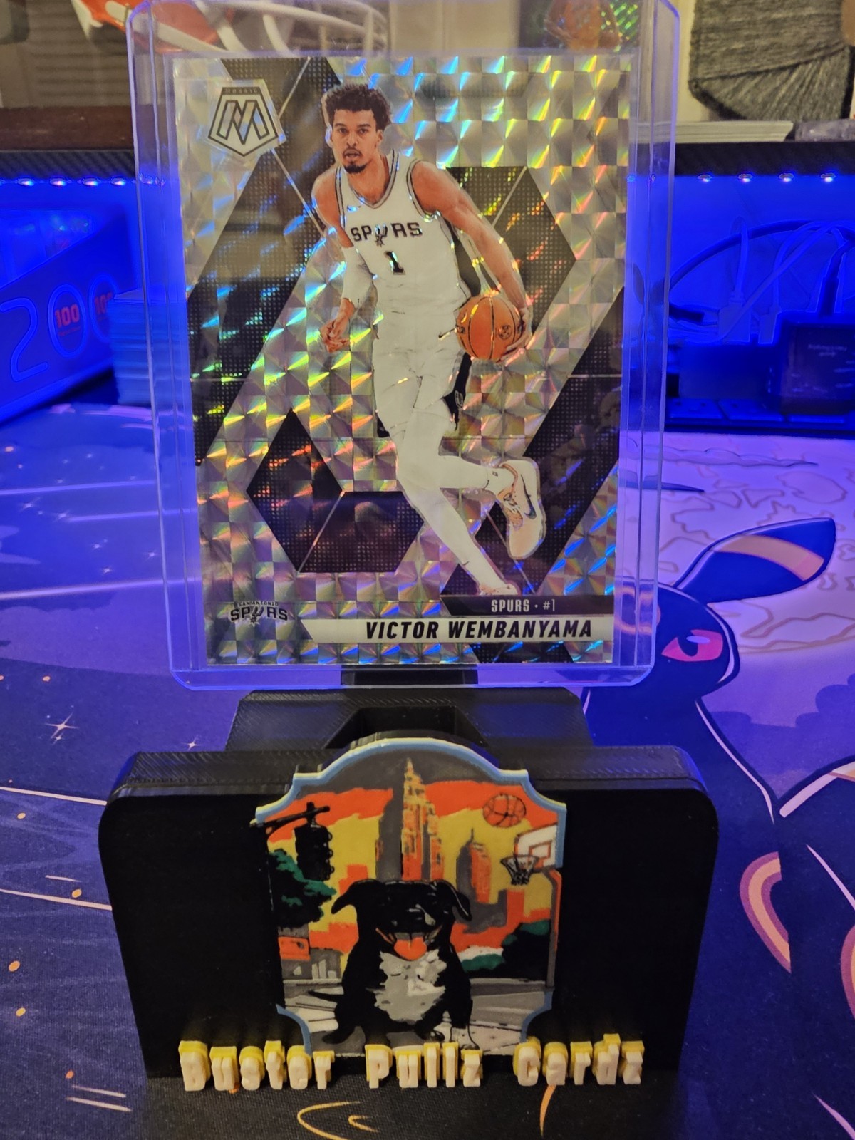 2024-25 Panini NBA Mosaic Prizm - Victor Wembanyama #31 Spurs Silver Geometric