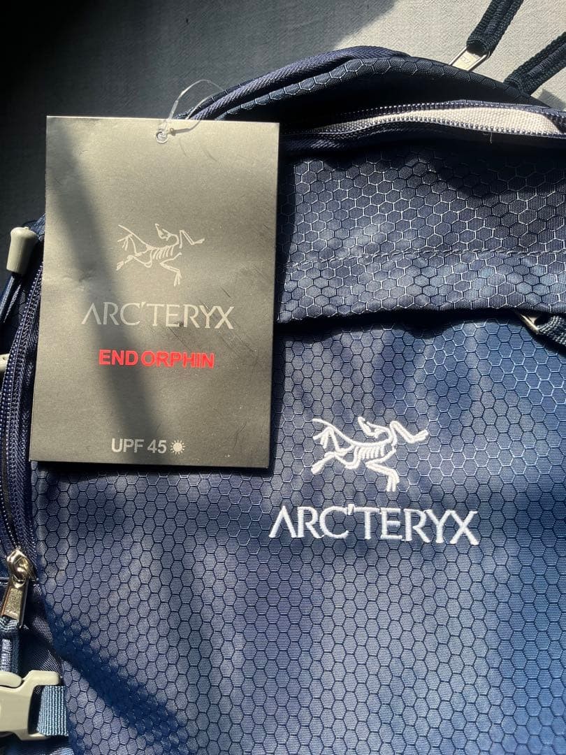 Arc'teryx Endorphin Blue Backpack with UVF 45 & Adjustable Straps